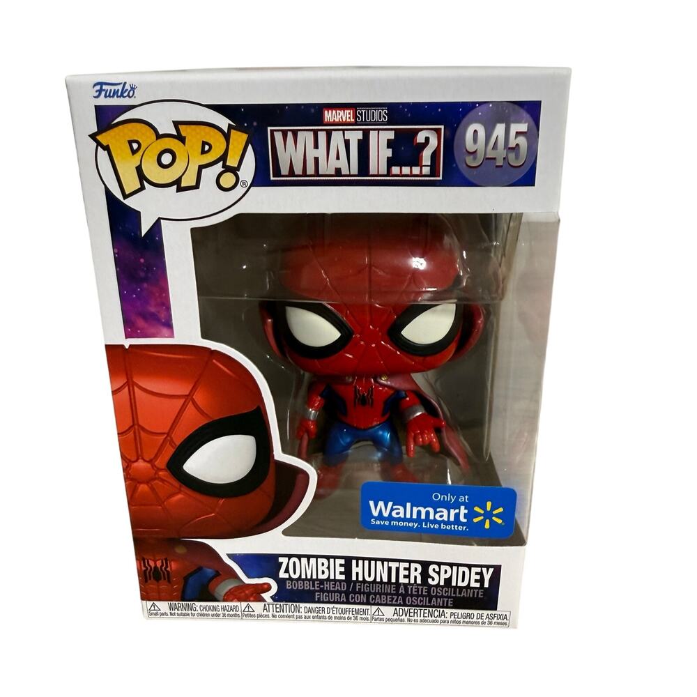 Marvel Comics Marvel Studios What If? Zombie Hunter Spidey Walmart Excl. Funko